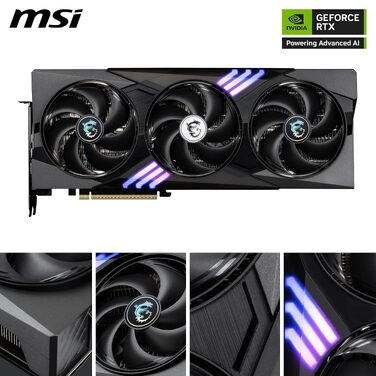 Відеокарта MSI GeForce RTX 5070 Gaming Trio OC 12GB GDDR7, PCIe 5.0, 2610 MHz