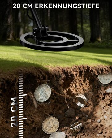 Металодетектор SUNPOW Pro Set для дорослих та дітей – професійний набір, висока точність, 4 режими пошуку, LCD-дисплей, повний комплект