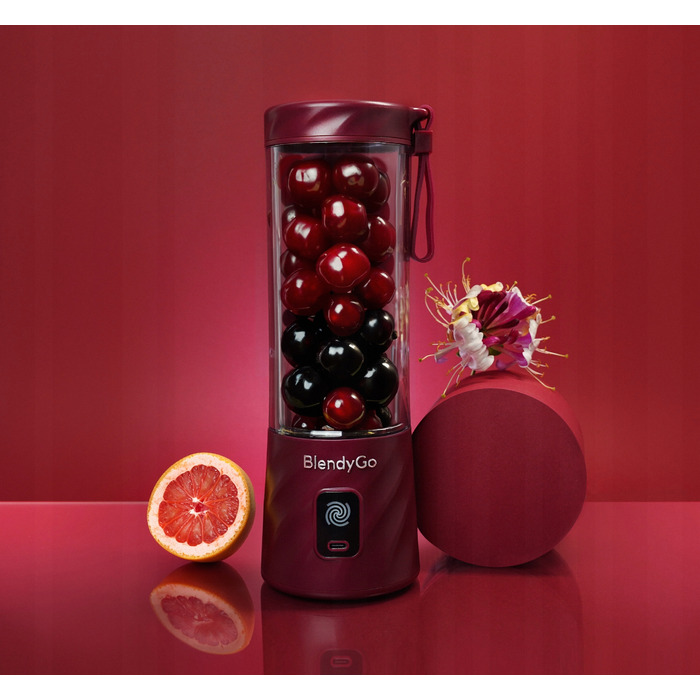 Бездротовий стаціонарний блендер BlendyGo 3, 250 Вт, червоний, 0,55 л