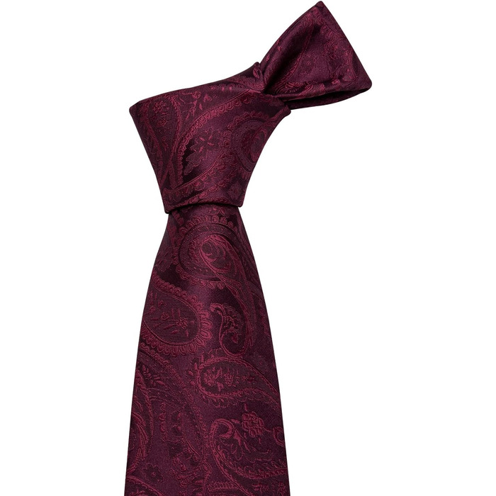 Комплект краватка, нагрудна хустка та запонки Barry.Wang для весілля та ділових зустрічей (гранатовий)