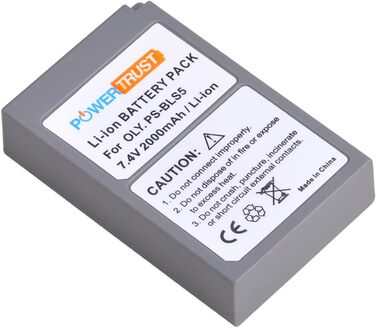 Акумулятор Olympus BLS-50 + Зарядний пристрій для OM-D E-M10 III, E-M5 III, Pen E-P7, E-PL1s-10, E-PM2 - 2 шт.