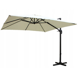Парасолька садова з бічним стійкою GardenLine, бежева, 250 x 250 см