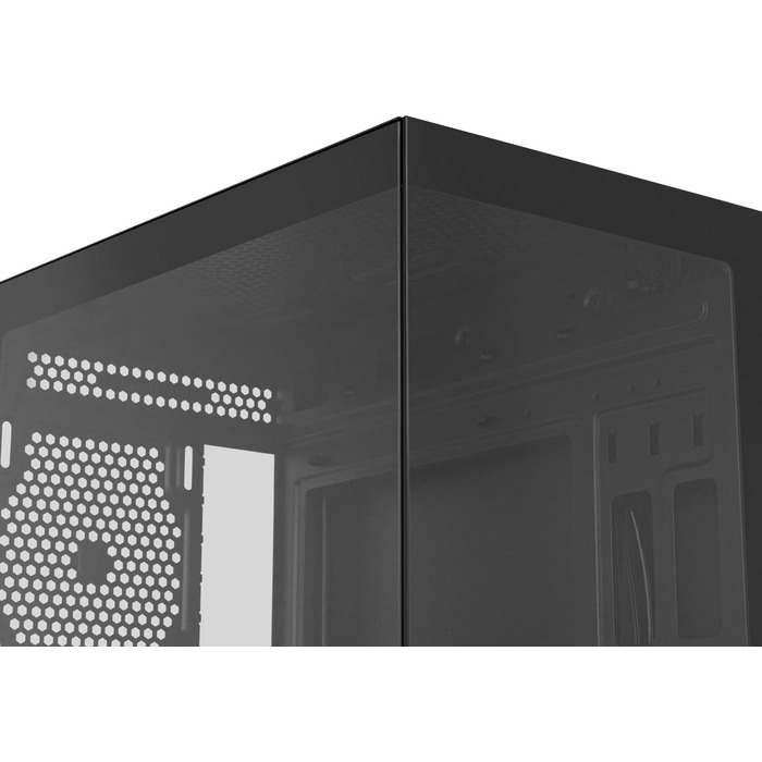 Корпус для ПК NOX Xtreme Products Hummer Vision Black – Mid-Tower ATX/Micro ATX з загартованим склом, підтримка 5 вентиляторів, USB 3.0