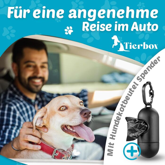 Автокрісло для собак з дозатором кульок для прибирання - зручне автокрісло для маленьких собак | Зручне та безпечне