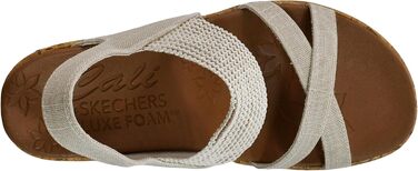 Skechers Beverlee - Бежеві кеди-платформи жіночі 39.5 EU