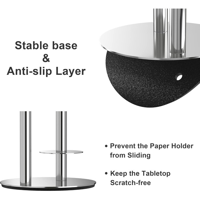 Підставка для туалетного паперу, сталева, для 3 рулонів, аксесуар для ванної кімнати