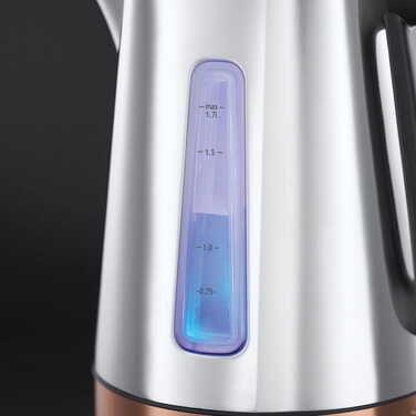 Електричний чайник Russell Hobbs 24280-70, 2400 Вт, 1,7 л, сріблястий/сірий