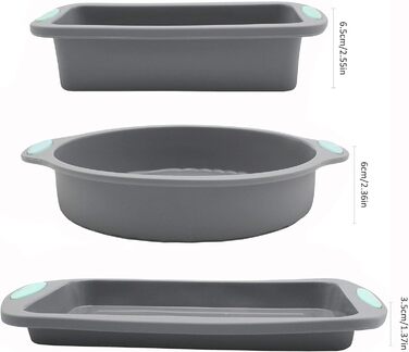Encounter 41-Piece Silicone Baking Pan Set: Silicone Cake Molds, Baking Sheet, Donut Pan, Silicone Muffin Pan with 36 Pack Silicone Baking Cups, Dishwasher Safe