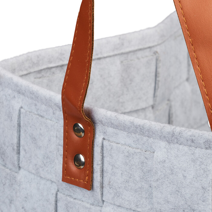 Relaxdays Felt Storage Basket