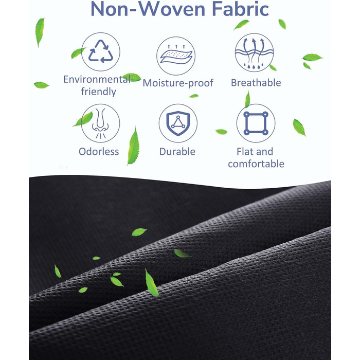 Органайзер для дверей ULG з 5 великими кишенями та 10 сітчастими кишенями, 20 кг, для спальні, ванної, кухні (темно-сірий)