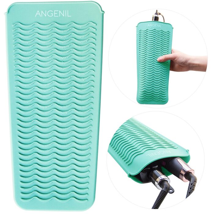 Випрямляч для волосся ANGENIL Pro Twist 2-в-1 (випрямляч та плойка), кераміка, LCD-дисплей, 130-230°C, зелений