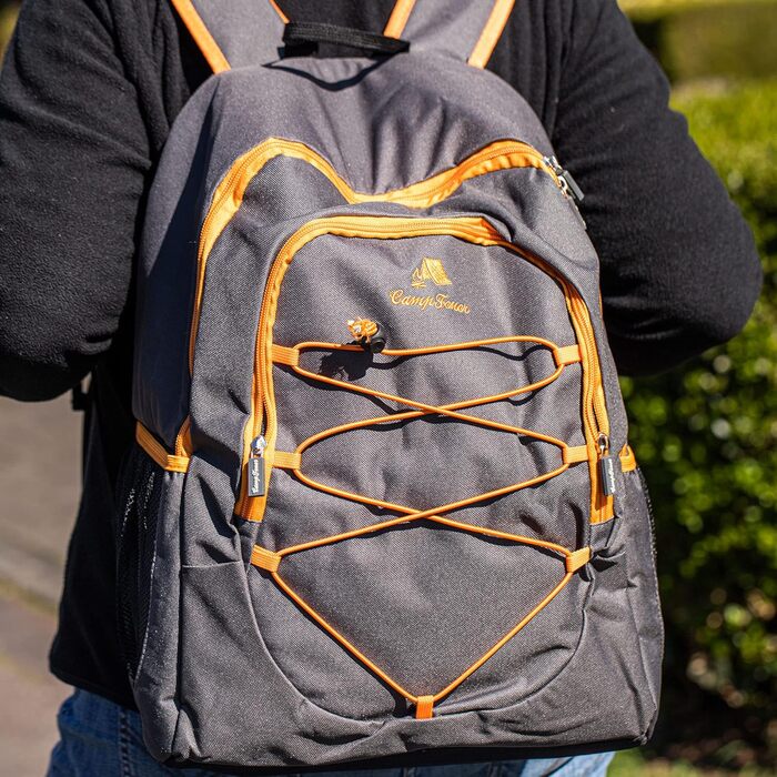 Рюкзак-холодильник CampFeuer 30 літрів: легкий, водонепроникний, для BBQ, кемпінгу, пляжу та активного відпочинку (сірий)