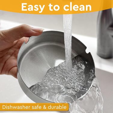 Настінний попільничка CPROSP з нержавіючої сталі, 28.5x6.5 см, з замком, для саду, подвір'я, вілли (6 шт.)