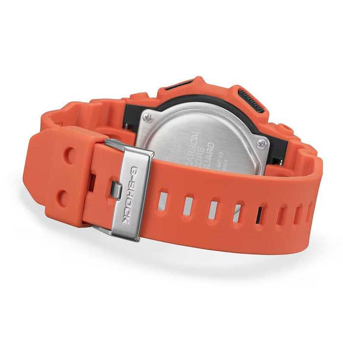 Чоловічий спортивний годинник CASIO G-SHOCK GD-010-4ER помаранчевий, водонепроникність 200м