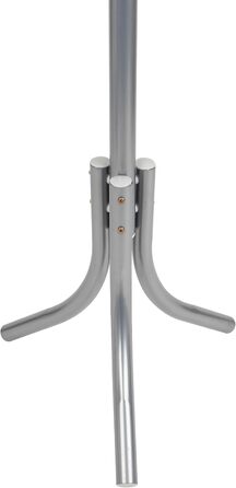 Mind Reader Alloy Collection Coat Rack with 11 Hooks, Metal, Silver