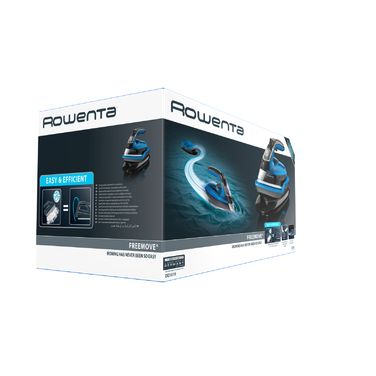 Бездротова парова праска Rowenta Freemove 2400 Вт, синя