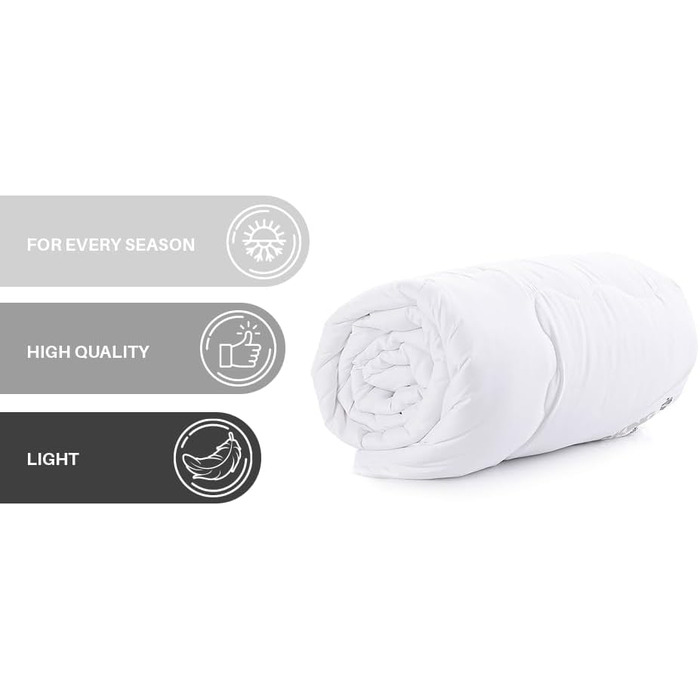 Ковдра постільна 135x200 см, всесезонна, стегане, антиалергенна, Öko Tex Standard, Inez
