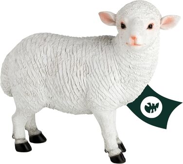 VERDOBA - Sheep Decorative Figure - Realistic Garden Figures Large - Weatherproof Decorative Sheep for Your Garden - Hand-Painted Garden Figures for Outdoors