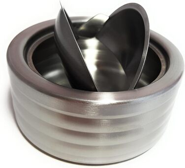 Попільничка з кришкою Bambelaa, нержавіюча сталь, для бару, 1 шт.