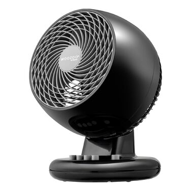 Вентилятор настільний Iris Ohyama Woozoo, 33 м², 3 швидкості, осциляція, тихий, чорний