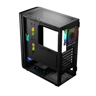 Ігровий комп'ютерний корпус Logic Aramis ARGB MIDI, чорний, 4 вентилятори