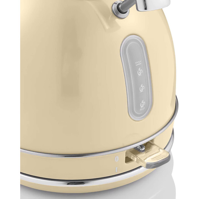 Набір Swan Retro: чайник 1,8л та тостер з 2-ма слотами, кремовий, вінтажний дизайн