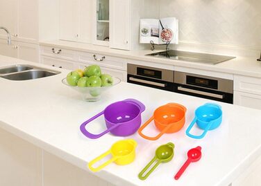 Homemaker Measuring Cups and Spoons, 6-Piece Set