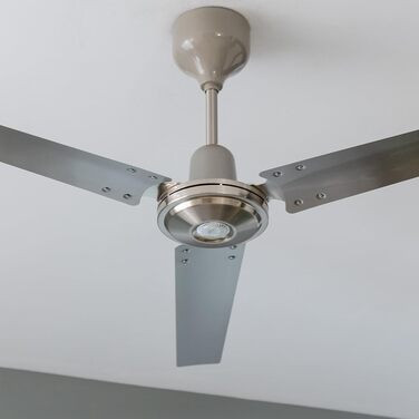Стельовий вентилятор Cecotec EnergySilence Aero 4850 з підсвічуванням, 48 дюймів (122 см), 3 лопаті, пульт ДУ, DC-мотор, 6 швидкостей, режими зима/літо, нержавіюча сталь