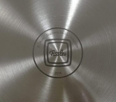 Набір сковорідок Fissler Catania з нержавіючої сталі 24 см (без покриття) та Cenit з антипригарним покриттям 28 см, для індукції