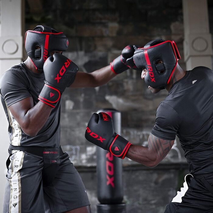 RDX Kickboxing Headgear - MMA Training, Muay Thai, Karate, Taekwondo Headguard - Maya Hide Leather - Pink, XL
