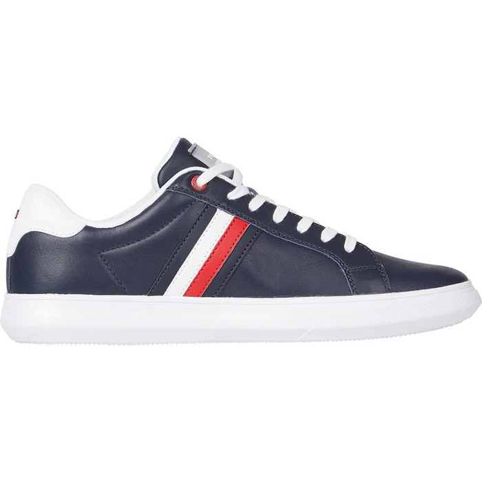 Чоловічі кросівки Tommy Hilfiger Essential Leather Cupsole Low Top (44 EU, блакитний Desert Sky)