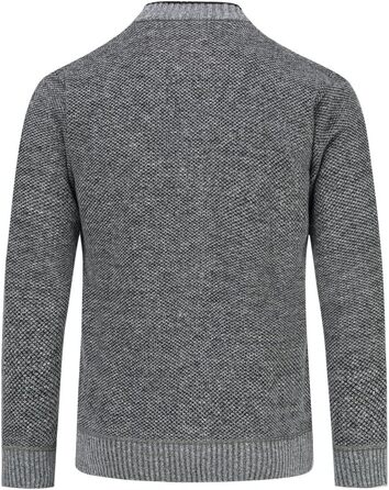 Чоловічий кардиган Allthemen з V-подібним вирізом, з підкладкою, на кнопках, грубий трикотаж, теплий перехідний жакет (4XL, світло-сірий)