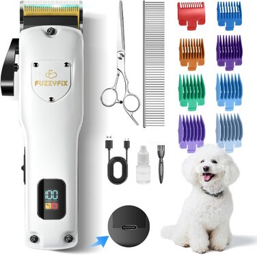 Професійна машинка для стрижки собак Leise - для густого та кучерявого хутра, з нержавіючої сталі