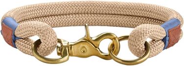 Нашийник для собак HUNTER Sansibar Rantum, сучасний, морський стиль, бежевий, розмір M-L