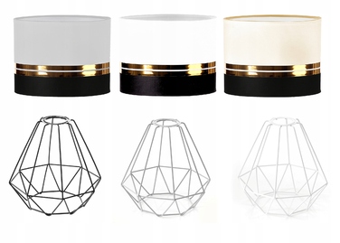 Настільна нічна лампа Діамант з абажуром у стилі Glamour, LED E27