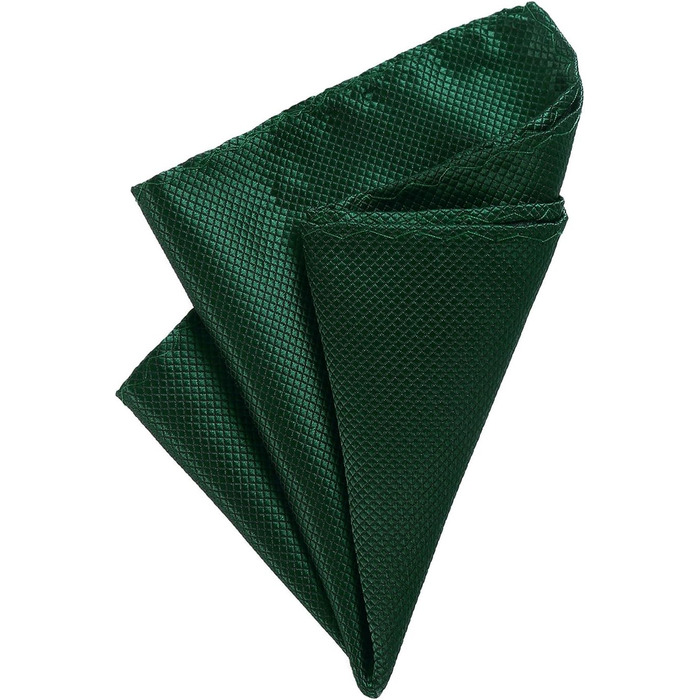 Метелик чоловічий DonDon з нагрудною хусткою, регульований розмір, темно-зелений колір