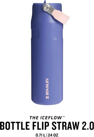 Термопляшка Stanley Flip Straw 2.0 з трубочкою 1.06л - зберігає холод до 17 годин - BPA-free, витримує миття в посудомийній машині