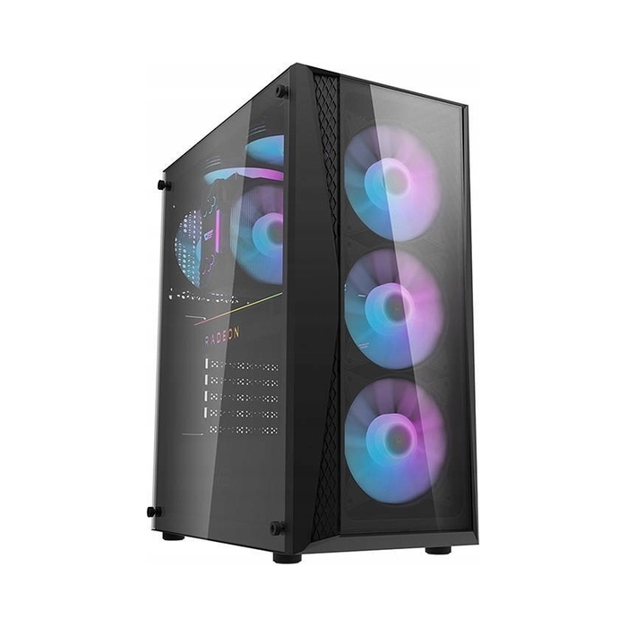 Корпус для комп'ютера Darkflash DK352 Plus Midi Tower ATX, чорний, з вікном