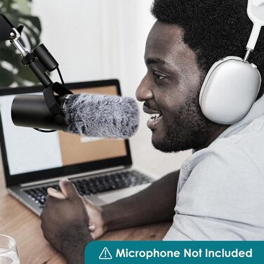 Шарнірний мікрофонний тримач YOUSHARES для Shure SM7B з поп-фільтром та кабелеутримувачами, для студійної звукозапису