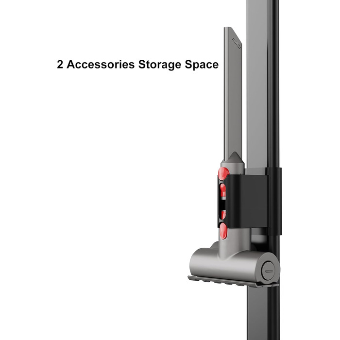 Стійка для пилососів Dyson V7, V8, V10, V11, V15, SV18, SV21 - док-станція для зберігання та зарядки, сіра