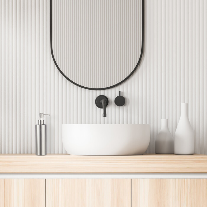 Relaxdays Stainless Steel Soap Dispenser