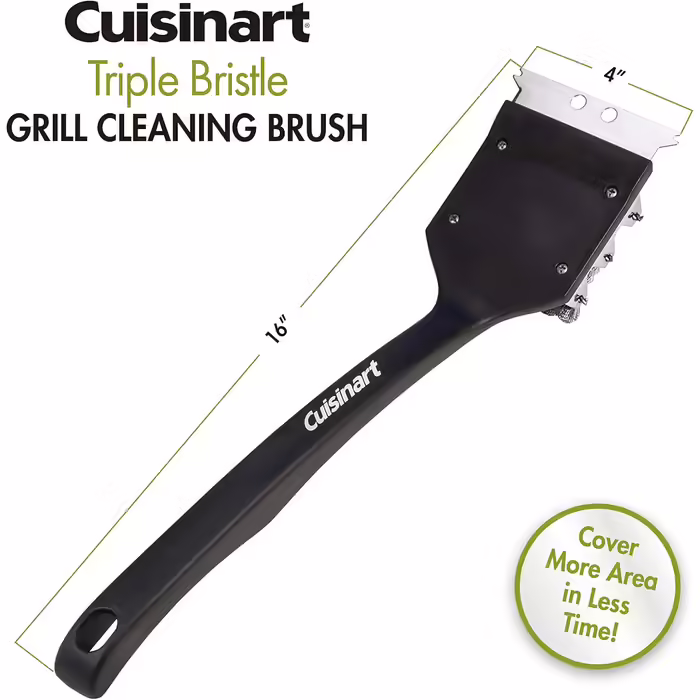 Cuisinart CCB-100 Grill Cleaning Brush with 3 Bristles