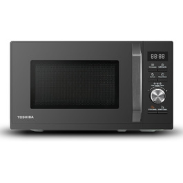 Мікрохвильова піч Toshiba MW3-AG20PE(BK) з грилем 20л 3-в-1, чорна. 5 рівнів потужності, 8 автоматичних програм, легке очищення.