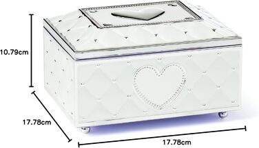 Музична шкатулка у формі єдинорога Lenox Childhood Memories, метал, 2.35 дюйми