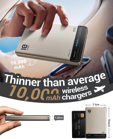 Power Bank Kuulaa Ultra Slim Magsafe 10000mAh 20W: Швидка зарядка, бездротовий акумулятор для iPhone