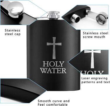 Набір фляг з нержавіючої сталі Wieat 8oz, гравіювання, подарункова коробка, для наречених/почетних гостей, фляга для чоловіків та жінок (з 1x воронкою, 2x стаканами)