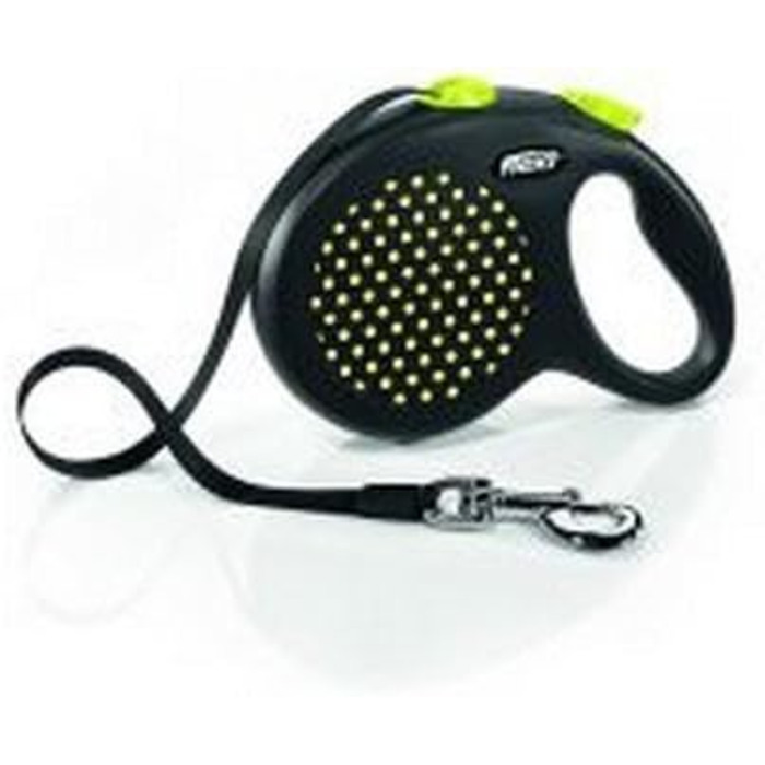 Гнучкий поводок для собак Flexi Design 5 м, зелений, до 50 кг