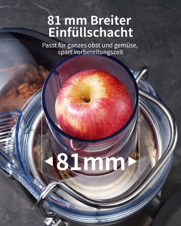 Центрифужна соковижималка GDOR 1300W для овочів та фруктів з широким завантажувальним отвором 81 мм