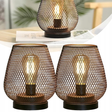 Світлодіодний нічник у ретро-стилі: металевий ліхтар на батарейках