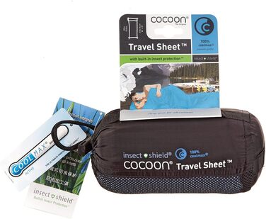 Спальний мішок Cocoon TravelSheet з мікрофібри та захистом від комах Insect Shield, Coolmax